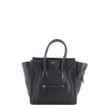 Celine Luggage Bag Grainy Leather Micro