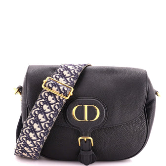 Christian Dior Bobby Flap Bag Leather Large