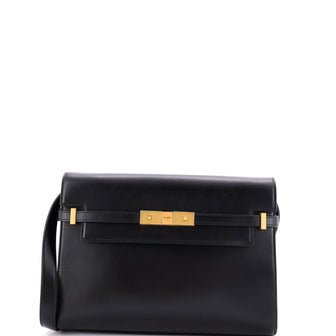 Saint Laurent Manhattan Shoulder Bag Leather Medium