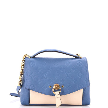 Louis Vuitton Blanche Handbag Monogram Empreinte Leather BB