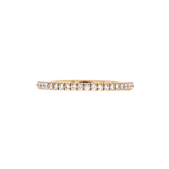 Cartier Etincelle de Cartier Eternity Wedding Band Ring 18K Yellow Gold and Diamonds 1.5mm