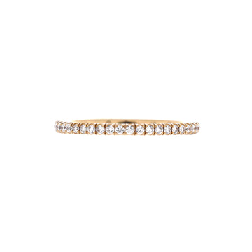 Cartier Etincelle de Cartier Eternity Wedding Band Ring 18K Yellow Gold and Diamonds 1.5mm