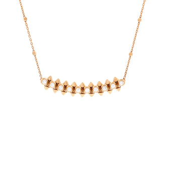 Cartier Clash de Cartier Pendant Necklace 18K Rose Gold with Diamonds