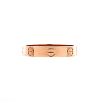 Cartier Love Wedding Band Ring 18K Rose Gold