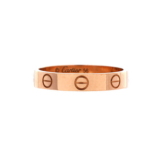 Cartier Love Wedding Band Ring 18K Rose Gold