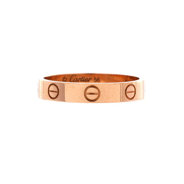 Cartier Love Wedding Band Ring 18K Rose Gold