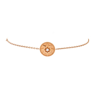 Christian Dior Rose des Vents Bracelet 18K Rose Gold with Diamond and Pink Opal