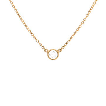 Tiffany & Co. Elsa Peretti Diamonds By The Yard Pendant Necklace 18K Yellow Gold and Diamond 0.20-0.29CT