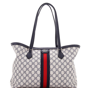 Gucci Ophidia Shopping Tote GG Coated Canvas Medium