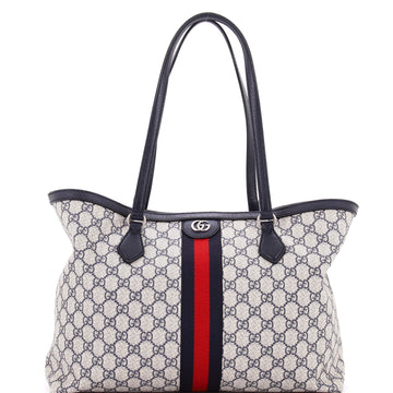 Gucci Ophidia Shopping Tote GG Coated Canvas Medium