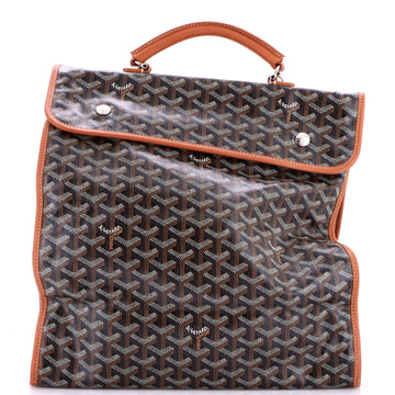 Goyard Saint Leger Briefcase Backpack Coated Canvas