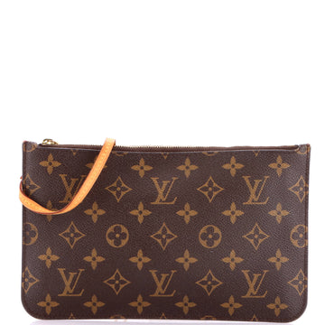 Louis Vuitton Neverfull Pochette Monogram Canvas Large
