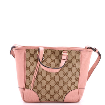 Gucci Bree Tote GG Canvas with Leather Small