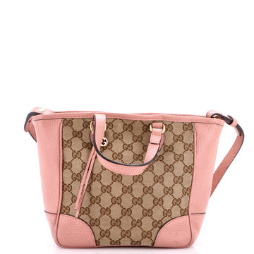 Gucci Bree Tote GG Canvas with Leather Small