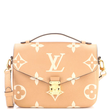 Louis Vuitton Pochette Metis Bicolor Monogram Empreinte Giant
