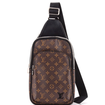Louis Vuitton Avenue Sling Bag NM Macassar Monogram Canvas