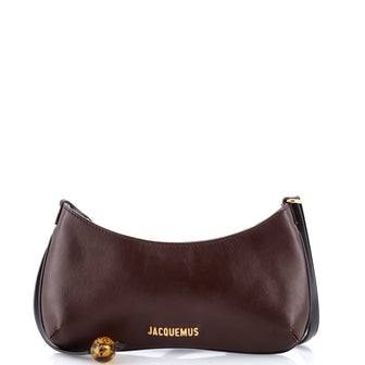 Jacquemus Le Bisou Perle Shoulder Bag Leather