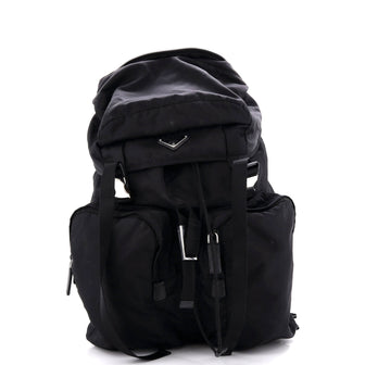 Prada Double Pocket Rucksack Backpack Re-Nylon Large