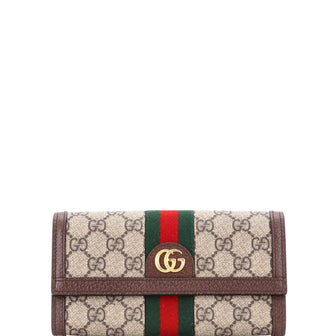 Gucci Ophidia Continental Wallet GG Coated Canvas