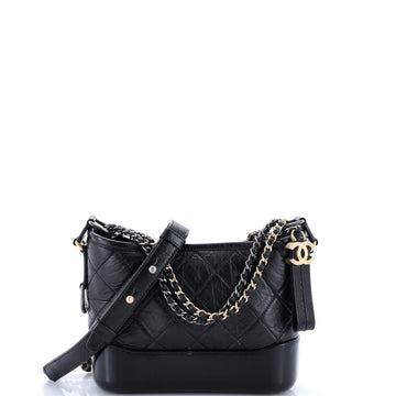 Chanel Gabrielle Hobo Quilted Aged Calfskin Small