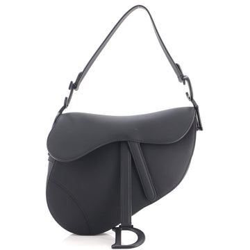 Christian Dior Ultra Matte Saddle Handbag Leather Medium