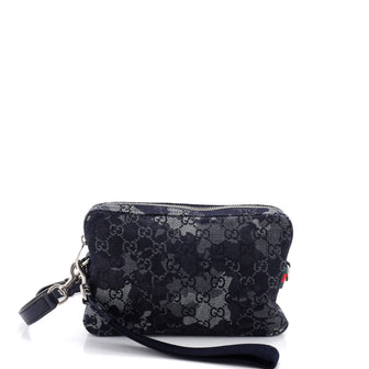 Gucci Convertible Crossbody Bag Camouflage GG Denim