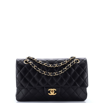 Chanel Classic Double Flap Bag Quilted Lambskin Medium