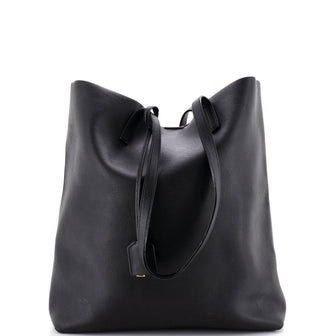 Saint Laurent Shopper Tote Leather Tall