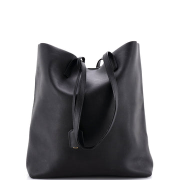Saint Laurent Shopper Tote Leather Tall