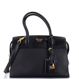 Prada Esplanade Tote Saffiano with City Calf Medium