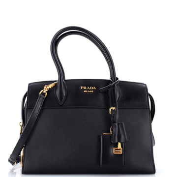 Prada Esplanade Tote Saffiano with City Calf Medium