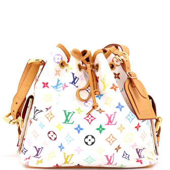 Louis Vuitton Petit Noe Handbag Monogram Multicolor