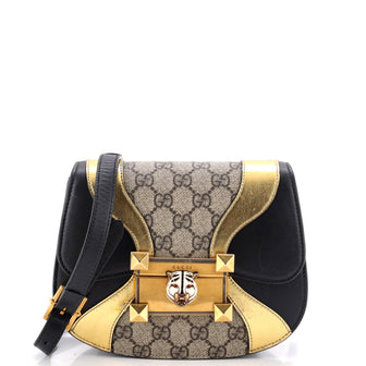 Gucci Osiride Shoulder Bag GG Coated Canvas and Leather Small