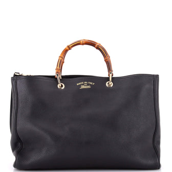 Gucci Bamboo Shopper Tote Leather Large