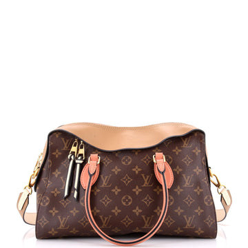 Louis Vuitton Tuileries Handbag Monogram Canvas with Leather
