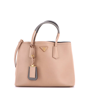 Prada Cuir Double Tote Saffiano Leather Medium