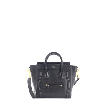 Celine Luggage Bag Smooth Leather Nano