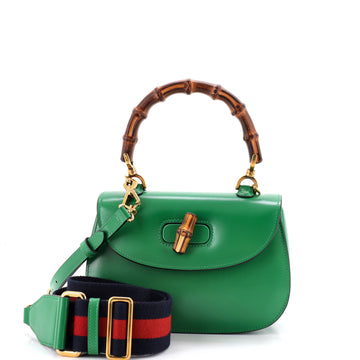 Gucci Bamboo 1947 Top Handle Bag Leather Small
