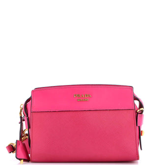 Prada Esplanade Crossbody Bag Saffiano with City Calf Small