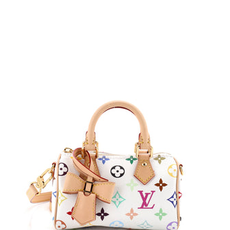 Louis Vuitton x Takashi Murakami Speedy Bandouliere NM Bag Monogram Multicolor Nano