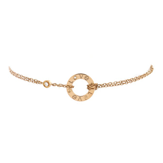 Cartier 2 Diamonds Love Bracelet 18K Yellow Gold with Diamonds