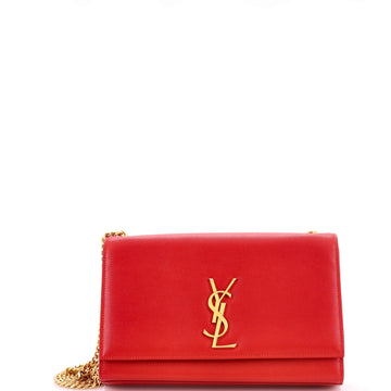 Saint Laurent Classic Monogram Crossbody Bag Grainy Leather Medium