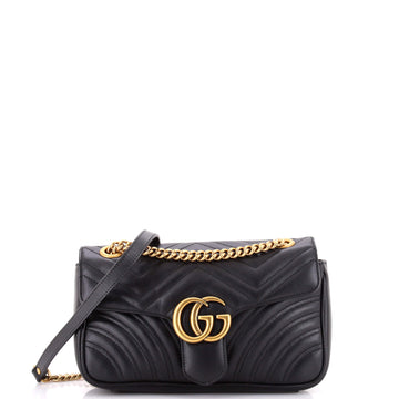 Gucci GG Marmont Flap Bag Matelasse Leather Small