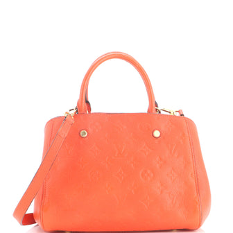 Louis Vuitton Montaigne Handbag Monogram Empreinte Leather BB