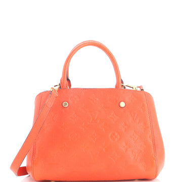 Louis Vuitton Montaigne Handbag Monogram Empreinte Leather BB