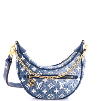 Louis Vuitton Loop Handbag Monogram Jacquard Denim