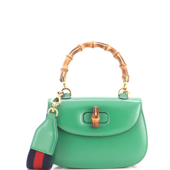 Gucci Bamboo 1947 Top Handle Bag Leather Small