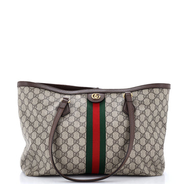 Gucci Ophidia Shopping Tote GG Coated Canvas Medium