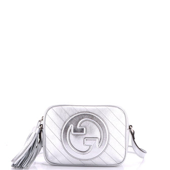 Gucci Blondie NM Camera Shoulder Bag Diagonal Quilted Leather Small