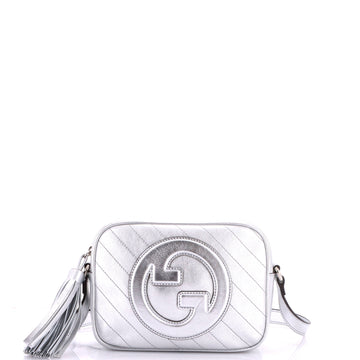 Gucci Blondie NM Camera Shoulder Bag Diagonal Quilted Leather Small